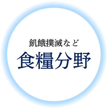 飢餓撲滅など食糧分野