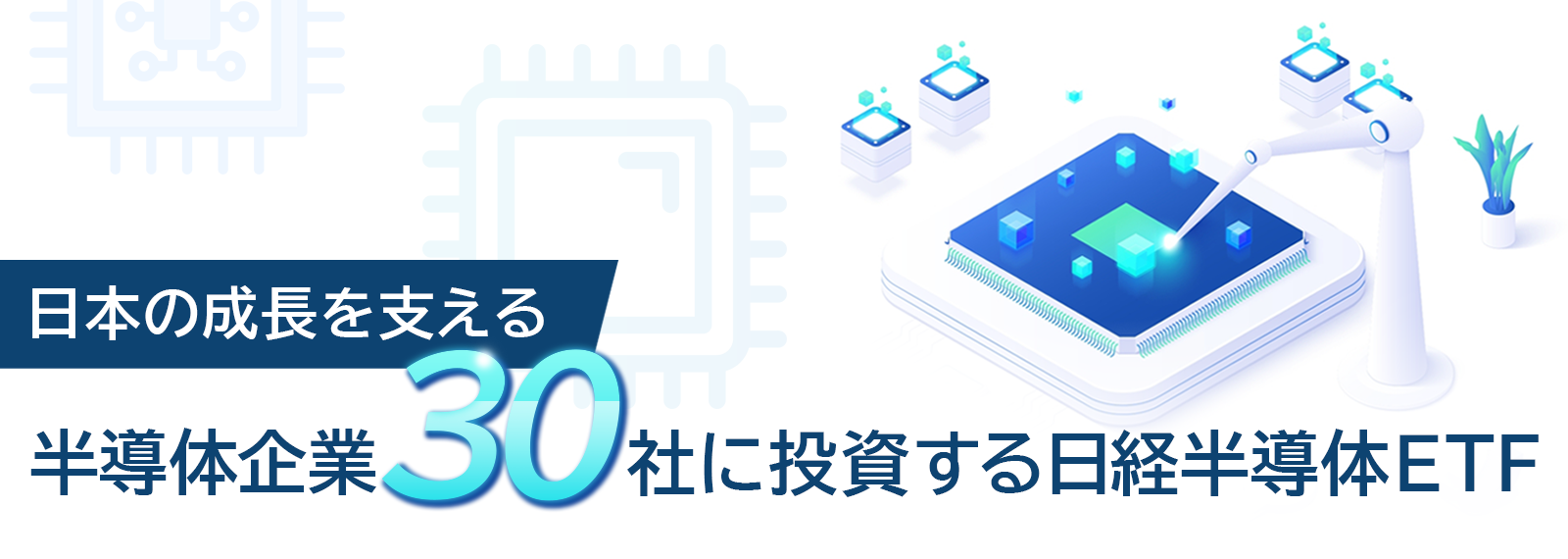 日本の成長を支える 半導体企業３０社に投資する日経半導体ETF