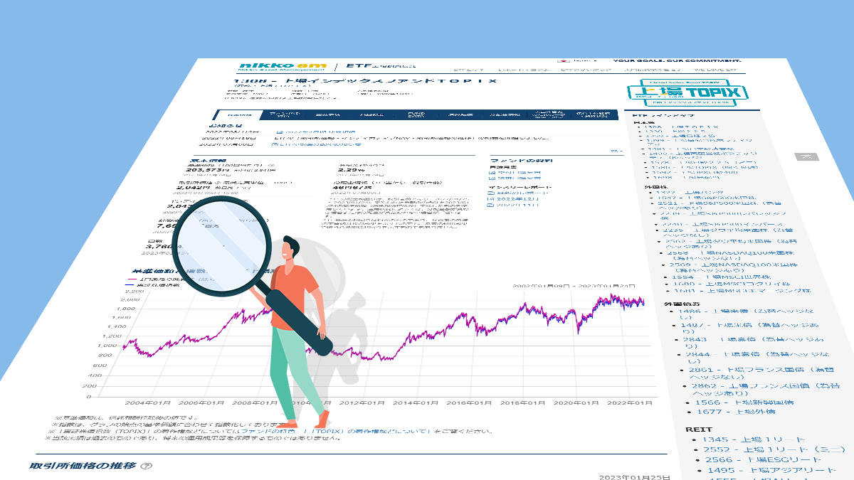 ETFの価格には基準価額（NAV）、インディカティブNAV、市場価格と呼ばれる価格があります。